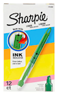 HIGHLIGHTER, SHARPIE, CHISEL TIP, LIQUID, GREEN, 12/CT THUMBNAIL